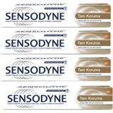 Sensodyne Diş Macunu - Tam Koruma, Hassasiyet ve Çürük Önleyici, 75 ml x 4 Paket, İngiltere Üretimi