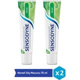 Sensodyne Ferah Nane Kokusuyla 75ML x 2 Adet Naneli Diş Macunu Hassas Dişler İçin Özel Formül