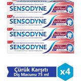 Sensodyne Hassasiyet + Çürük Karşıtı Diş Macunu 75 ml x 4 Adet