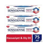 Sensodyne Hassasiyet Diş Eti 3x75 ml Diş Macunu