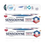 Sensodyne Hassasiyet Diş Eti Güçlü Diş Eti 75 ml x 2 Adet + Diş Fırçası
