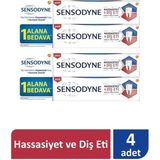 Sensodyne Hassasiyet ve Diş Eti Diş Macunu 4 Adet 1 Alana Bedava Fırsatı ile
