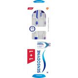 Sensodyne Hızlı Rahatlama Yumuşak Diş Fırçası 1+1 Orta Sertlikte Fırça Kılı ile İki Parça