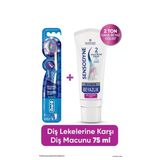 Sensodyne Klinik Beyazlık Diş Lekelerine Karşı Diş Macunu 75 Ml + Oral-B Pro Flex 3D White Luxe Medium Diş Fırçası