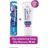 Sensodyne Klinik Beyazlık Diş Macunu 75 ml + Pro Flex 3D White Luxe Medium Diş Fırçası