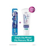 Sensodyne Klinik Beyazlık Güçlü Diş Minesi Diş Macunu 75 Ml + Oral-B Pro Flex 3D White Luxe Medium Diş Fırçası
