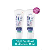 Sensodyne Klinik Beyazlık Güçlü Diş Minesi Diş Macunu 75ml x 2 Adet 105035-2-1
