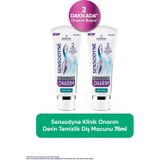 Sensodyne Klinik Onarım Derin Temizlik 2x75 ml Diş Macunu