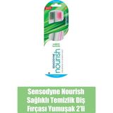 Sensodyne Nourish Sağlıklı Temizlik Yumuşak 2’li Diş Fırçası