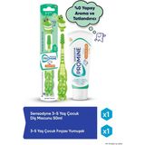 Sensodyne Promine 3-5 Yaş Çürüklere Karşı Koruyan Çocuk Diş Macunu 50ML+TIMSAHLI Yumuşak Diş Fırçası