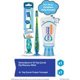 Sensodyne Promine 6-12 Yaş Gün Boyu Çürüklere Karşı Koruyan Çocuk Diş Macunu 50 ml + Yumuşak Diş Fırçası