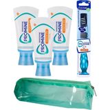 Sensodyne Promine Çocuk Diş Macunu 50ML x 3 Adet +Promine 6 Yaş ve Üzeri Çocuklar Için Yumuşak Diş Fırçası + Çanta