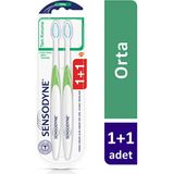 Sensodyne Tam Koruma Diş Fırçası Orta 1+1 Kategori Manuel Diş Fırçası