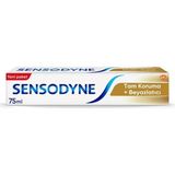 Sensodyne Tam Koruma Diş Macunu 75 ml Beyazlatıcı Özellikli Hassas Dişler İçin Ferah Nefes