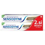 Sensodyne Tam Koruma ve Beyazlatıcı Diş Macunu 2 x 75 ml Hassas Dişler İçin Üçlü Temizlik