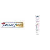 Sensodyne Tam Koruma Ve Beyazlatıcı Diş Macunu 75 Ml ve Diş Eti Bakımı Fırça x2