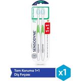 Sensodyne Tam Koruma Yumuşak Diş Fırçası 1+1 Renkli Çok Yönlü Temizlik