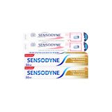 Sensodyne Tam Koruma+Beyazlayıcı 2x50 ml Diş Macunu + Diş Eti Bakımı Diş Fırçası