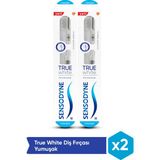 Sensodyne ''True'' White Yumuşak Diş Fırçası 2 Adet Plak ve Leke Temizliği İçin Özel Tasarım