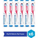 Sensodyne Yumuşak Diş Fırçası Diş Eti Bakımı X6 Parça Sayısı ile Hassas Temizlik