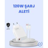 Senson 120 Watt Turbo Şarj Cihazı Xiaomi Redmi Note 10 11 12 Uyumlu - Lisinya