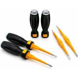 Senson 18 Adet Tak Çıkar 2in1 Düz - Yıldız Uç Ergonomik Sap Kontrol Kalemi - Tornavida Korumalı LRD-160 (5224)