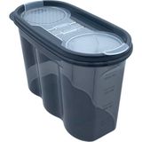 Senson 2 Kapaklı Ölçekli Erzak Saklama Kabı - 1,2 Litre - SA930 (5224)