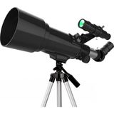 Senson 400X70MM Açıklıklı Refrakter Teleskoplar (15X150X), Telefon Adaptörlü Reflex