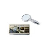 Senson 4x 6 LED Işık Aydınlatma 75MM Optik Lens El Büyüteç
