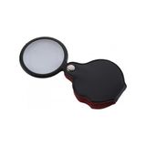 Senson 5X50MMMINI Büyüteç,cepte Taşınan,optik Lens Katlanabilir Deri KAPLAMAXX1051