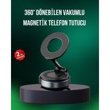 Senson Alüminyum Gövdeli Manyetik Araç Içi Telefon Tutucu - Lisinya