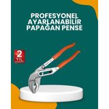 Senson Çelik Alaşımlı Ayarlı Papağan Pense Yalıtımlı Sap ( Lisinya )