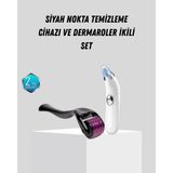 Senson Dermaroller ve Vakumlu Siyah Nokta Temizleme Cihazı 2’li Cilt Bakım Seti - Lisinya