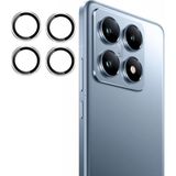 Senson Joko Xiaomi Mi 14T Pro Pvd Metal Kamera Lens - Gümüş