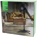 Senson Kiwi KFAN-7426 16 Inç - 41CM Teleskopik Katlanır Ayaklı Vantilatör 3 Kademe Hız 3 Pls.kanat Metal Kafes - Ayak Y: 90CM (5224)