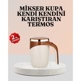 Senson Paslanmaz Çelik Şarjlı Karıştırma Kupa – Otomatik Manyetik Blender Fincan - Lisinya