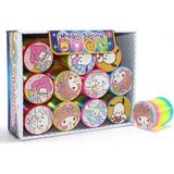 Senson Sanrio Karakterli Magic Spring Stres Yayı - Standlı Gökkuşağı Renkli Oyuncak Seti 12'li ALK3988