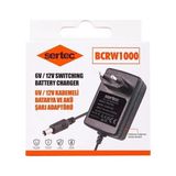 Senson Sertec BCRW1000 6V/12V 1A Kademeli Batarya ve Akü Şarj Adaptörü