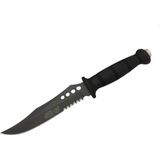Senson Sr S008B Lejyoner Tırtıklı Outdoor Bıçağı 29 cm - Kauçuk Sap, Perçinli