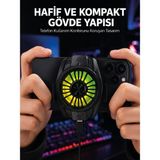 Senson Telefon ve Tablet Uyumlu Manyetik Mobil Soğutucu Fan - Lisinya