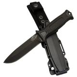 Senson Tiger Tactical Htm 1041 A Siyah Outdoor / Survival Bıçak 27CM - Kauçuk Sap, Kılıflı, Kutulu