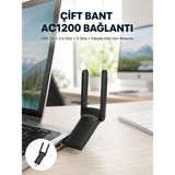 Senson USB Wifi Adaptör – 1200 Mbps Hız - Lisinya