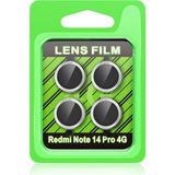 Senson Xiaomi Redmi Note 14 Pro 4g Raze Metal Kamera Lens - Gümüş