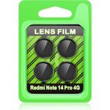 Senson Xiaomi Redmi Note 14 Pro 4g Raze Metal Kamera Lens - Siyah