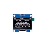 Sensör Modül 0.96' 128x64 Mavi OLED Ekran SSD1306 I2C 4 Pin Arduino ESP Uyumlu Grafik LCD Modül