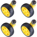Sensör Modül (4 Adet) Akıllı Robot Arduino 6V 250 Rpm Dc Motor ve Tekerlek Seti