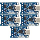Sensör Modül ( 5 Adet) TP4056 Bms Korumalı Şarj Aleti 3,7V (Type-C)
