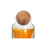 Sensoria Ahşap Kavanoz Kapağı 2'li 5.5 Cm Top Kapaklı Kavanoz Kapağı Karaf Kapağı Çok Amaçlı Ahşap Küre Top