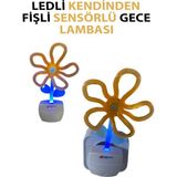 Sensörlü Led’li Gece Lambası Fişli - Beyaz