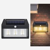 Sensörlü Üçlü Led Solar Aplik